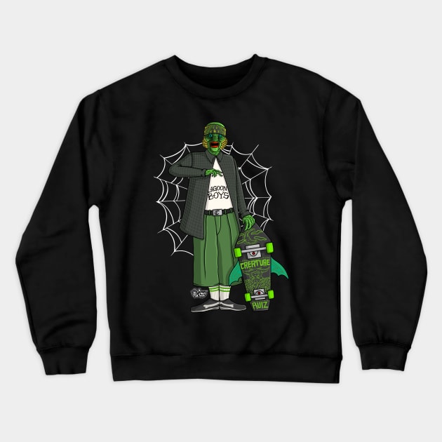 Creature Homie Crewneck Sweatshirt by The Art of Sammy Ruiz